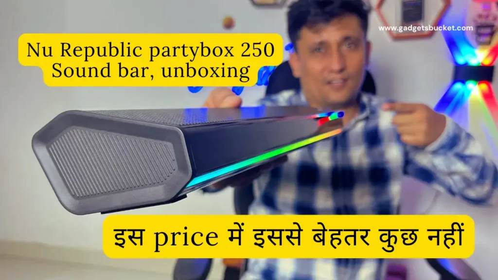 Nu Republic partybox 250 Sound bar