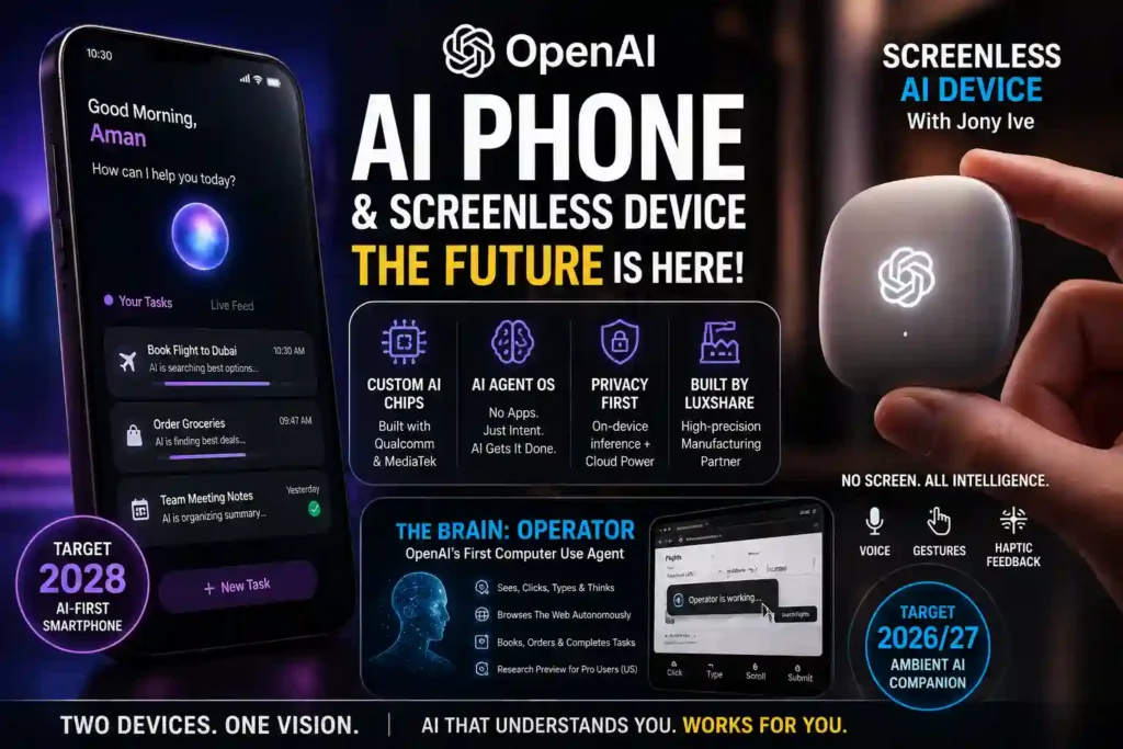 Open AI AI-First Smartphone