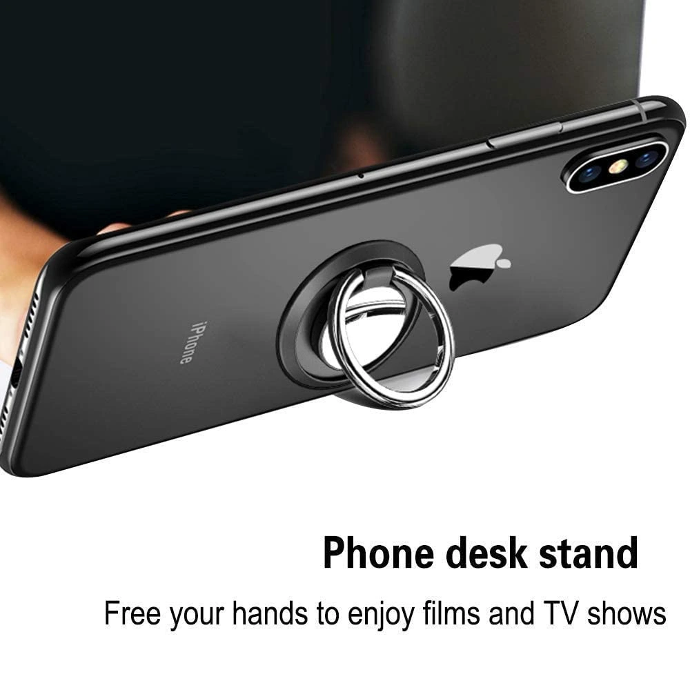 Universal Magnet Mobile Phone Ring Grip Holder Stand 360 Degree Rotation