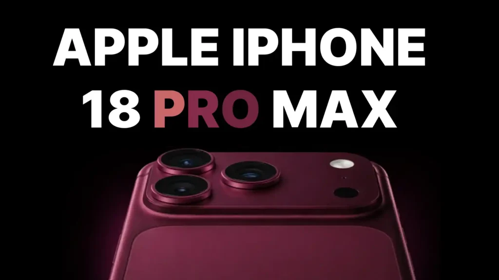 Apple iPhone 18 Pro Max 1